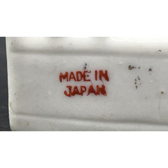 VTG Japanese Porcelain Colonial Man & Woman Bookends Hand-painted w/ 22K Gold - Picture 12 of 16